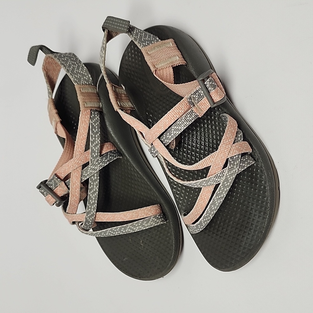 Chaco Zx/1 Pink & Gray Sandals Kids Size 2